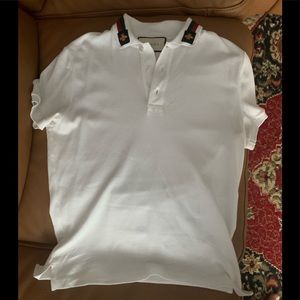 Gucci web bee polo